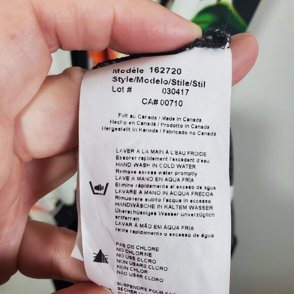 JOSEPH RIBKOFF Floral Sleeveless Dress Asymmetric Handkerchief Hem Women's 8 - Picture 9 of 12